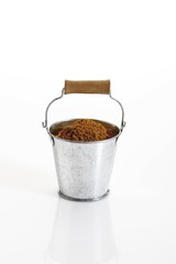 Spices in a bucket, curry powder