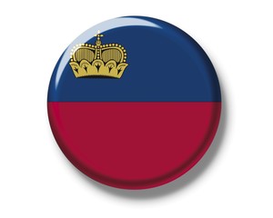 Button, flag of Liechtenstein