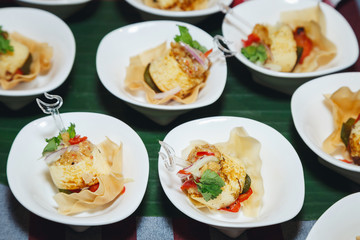 Tasty Cocktail food or appetizer food