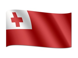 National flag, Tonga, Oceania