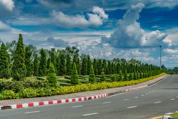 Fototapeta premium Road in the park