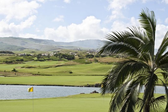 Golf Course With Private Luxury Villas, Pointe Aux Roche, Mauritius, Africa