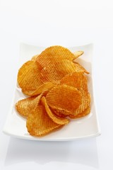 Paprika potato chips