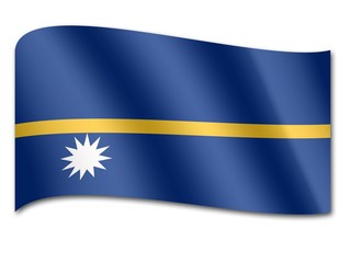 National flag, Nauru, Oceania