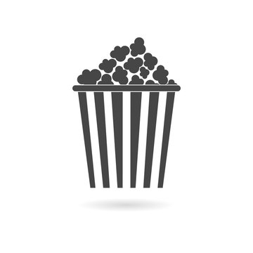 Popcorn icon, Cinema icon
