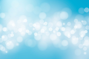 Editable vector illustration of light clouds in a blue sky