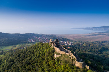 Fototapeta na wymiar fortress of Szigliget