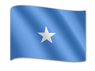 National flag, Somalia, Africa