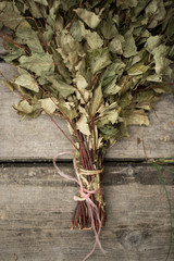 Broom for baths, birch