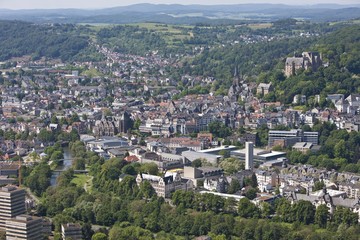 Fototapeta na wymiar View of Marburg an der Lahn, Hesse, Germany, Europe