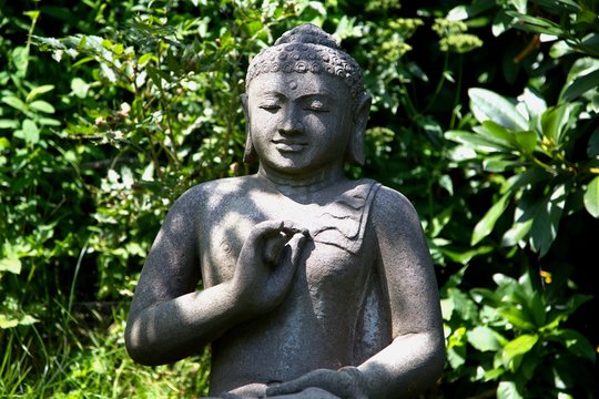 Old stone Buddha from Bali