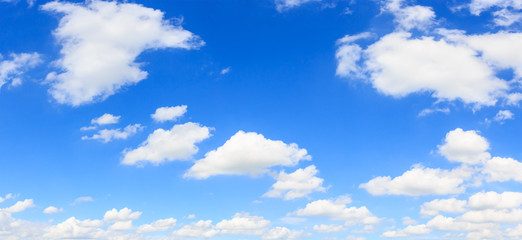 Panorama clouds with sky background.