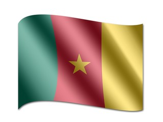 Fototapeta premium Flag of Cameroon