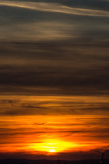 Stimmungsvoller Sonnenuntergang