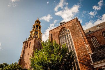 AA Kerk, a famous church in the city Groningen Holland
