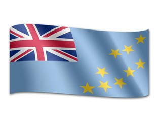 National flag, Tuvalu, Oceania