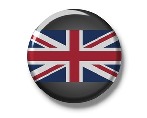 Button badge, flag, United Kingdom of Great Britain and Northern Ireland, Union Jack