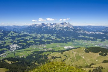 Wilder Kaiser mountain ridge, Tyrol, Austria, Europe