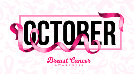 vector Breast Cancer Awareness Month