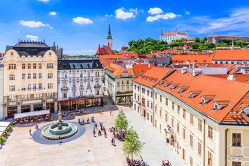 Gordijnen Bratislava, Slovakia. © SCStock