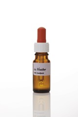 Bach flowers, drops in a stock bottle with a glass pipette, Heather