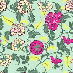 Behang traditionally floral pattern © mayfortunes