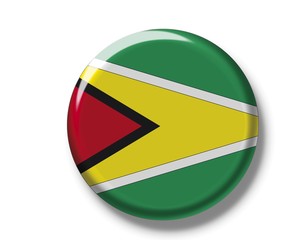 Button, flag of Guyana