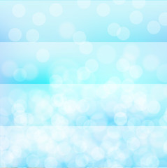 Background design with bright light on blue