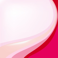 Background template with pink and red curves