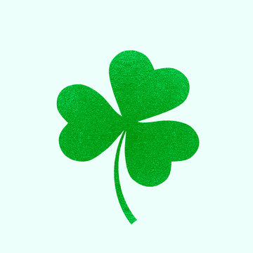 Irish holiday. Saint patricks day. Leaves clover. Vector illustration. Irish shamrock .