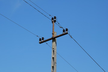 Słup SN 15kV