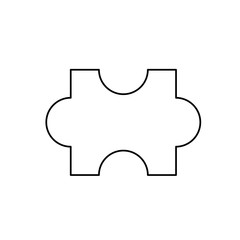 puzzle piece vector illustration
