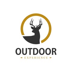 Adventure and outdoor logo design template