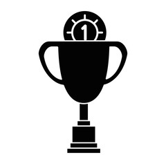 pixelated trophy with coin game award