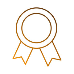 medal award isolated icon