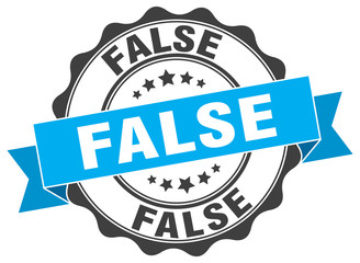 false stamp. sign. seal