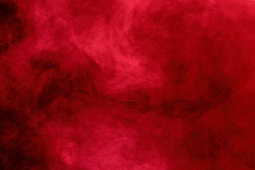 Red Abstract Smoke Clouds, All Movement Blurred, intention out of focus