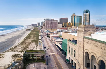 Fototapeten ATLANTIC CITY, USA - 20. SEPTEMBER 2017: Atlantic City Boardwalk © creativefamily