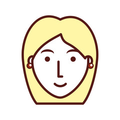 Obraz premium cartoon woman icon