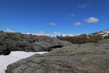The way to Trolltunga, Norway 
