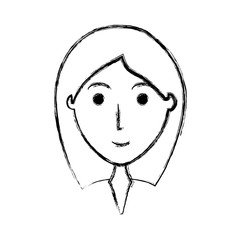 cartoon woman icon