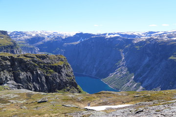 The way to Trolltunga, Norway