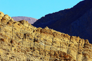 mountain landscape of the cliff in the Himalayas