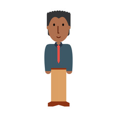 cartoon businessman icon