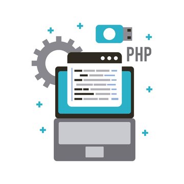 programming and coding concept website development vector illustration