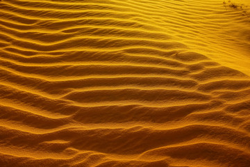 Sand mountains in the desert