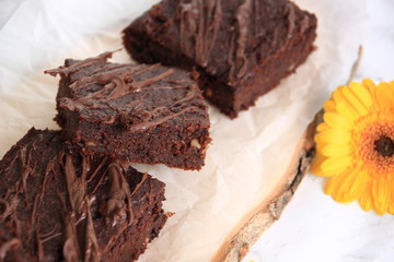 Veganer Brownie