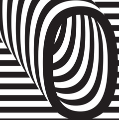 Obraz premium number 0 design template