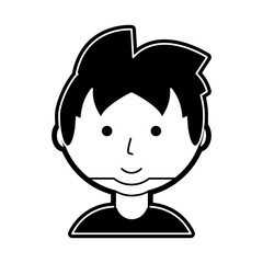 cartoon man icon