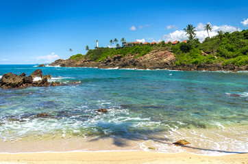 Tropical beach in Sri Lanka